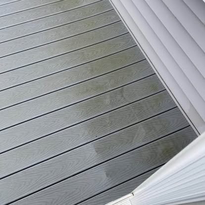 Deck floor before treatment