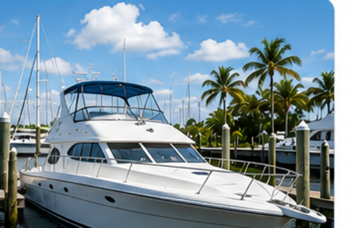 Boat at marina